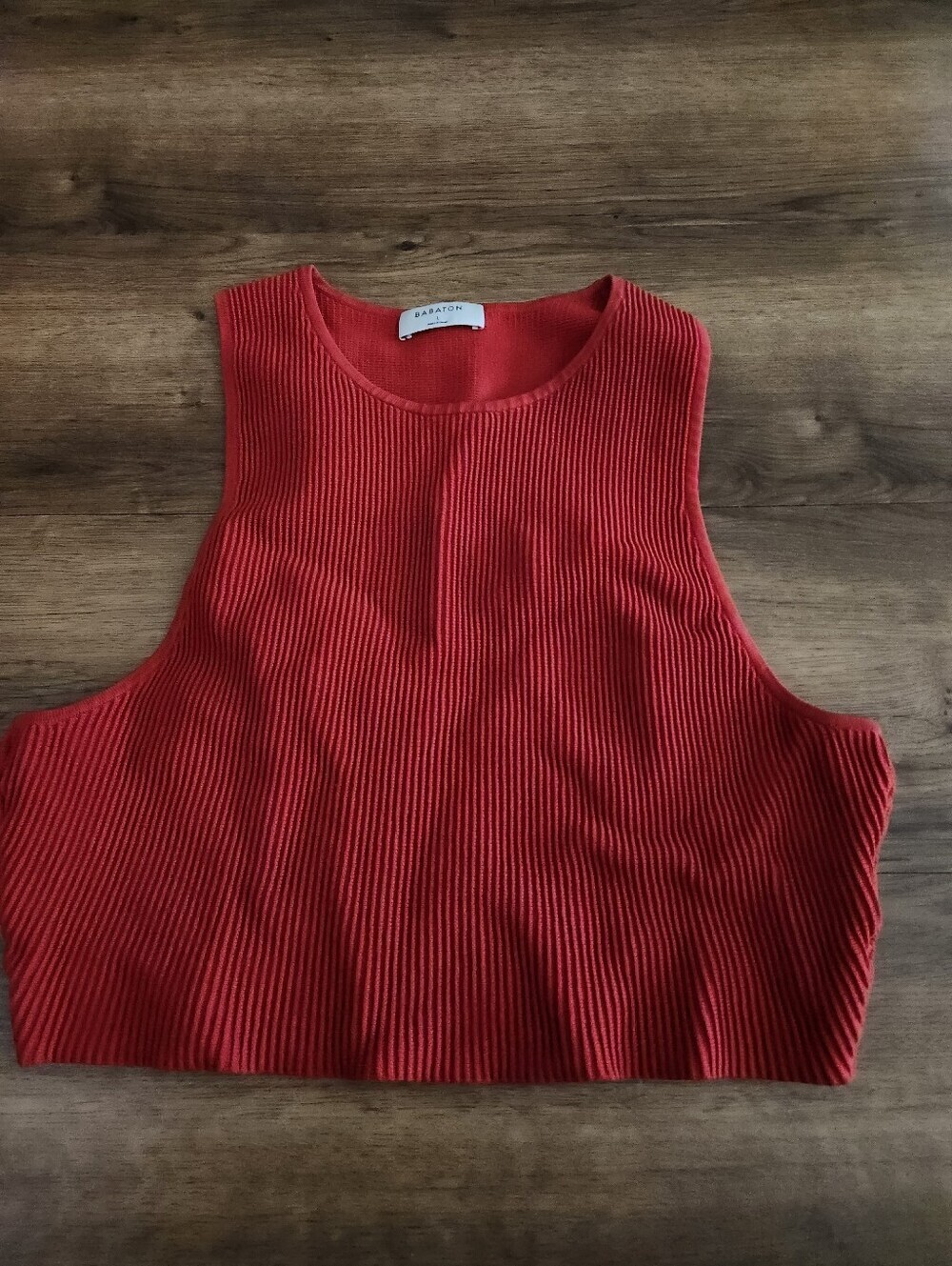 Babaton Sculpt Knit Cropped Tank